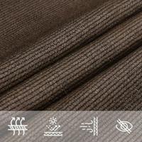 VidaXL Zonnezeil 160 g/m² 4x5 m hdpe bruin - thumbnail