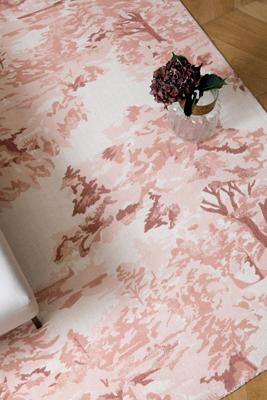 Ted Baker - Landscape Toile Light Pink 162602 - 250x350 cm Vloerkleed