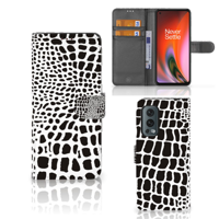 OnePlus Nord 2 5G | Telefoonhoesje | Met pasjeshouder | Slangenprint - thumbnail
