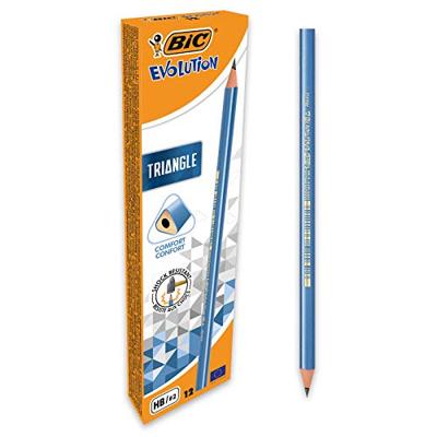 Potlood Bic Evolution driehoekig HB | 12 stuks