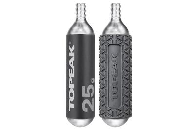 Topeak CO2-patroon 25g 2 eenheden - Zilver Topeak CO2-patroon 25g 2 eenheden - Zilver