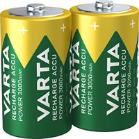 Varta RECH.AC.Power D3000mAh BLI2 Oplaadbare D batterij (mono) NiMH 3000 mAh 1.2 V 2 stuk(s) - thumbnail