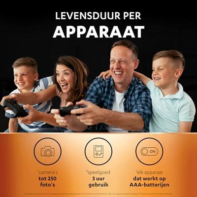 Duracell AAA Oplaadbare batterijen (4 stuks) - thumbnail