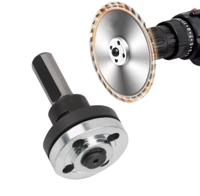 Adapter voor Slijpschijf op Boormachine - 16 mm Asgat - thumbnail