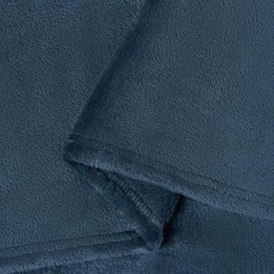 VidaXL Gooi deken marineblauw 150 x 200 cm fleece