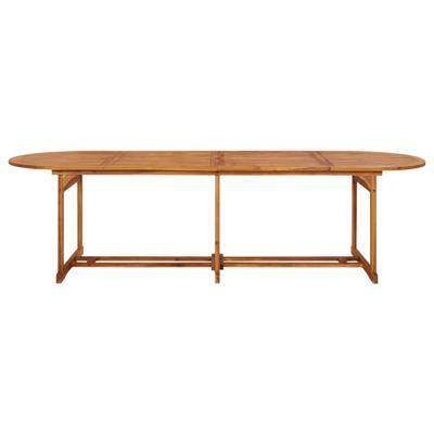 11-delige Tuinset 280x90x75 cm massief acaciahout