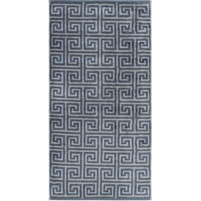 Cawö Cawo Noblesse Elegance Allover print Badlaken 80/150 nachtblauw