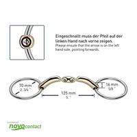 HS Novocontact dubbelgebroken watertrens maat:12,5 - thumbnail