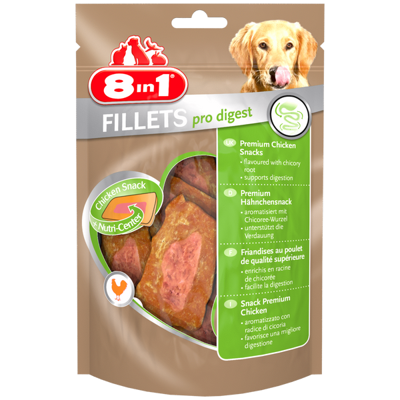 8In1 Fillets Pro Digest Kippensnack Voor Honden, 111931, 1 X 80G