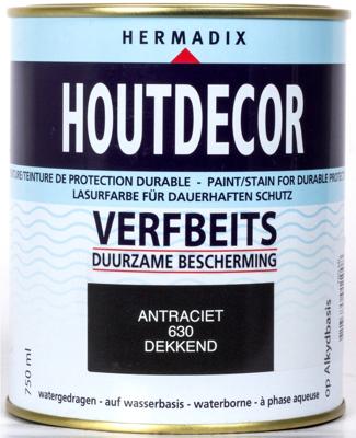 Houtdecor 630 antraciet 750 ml Hermadix - Hermadix