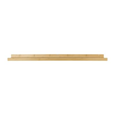 Wandplank bamboe - 4x95x12 cm - naturel