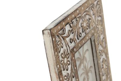 Fotolijsten Home ESPRIT Wit Natuurlijk Kristal Mangohout Indiaas 21 x 2 x 26,5 cm Fotolijsten Home ESPRIT Wit Natuurlijk Kristal Mangohout Indiaas 21 x 2 x 26,5 cm