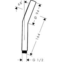 Hansgrohe Activera Select S handdouche rond chroom - thumbnail
