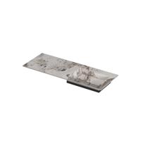 INK Post Wastafel keramische slab envelop bak rechts met 1 kraangat 120x45x1 Island glossy - thumbnail