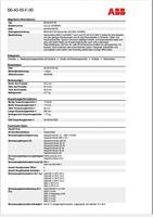 ABB B6-40-00-F-80 Schakelaar 4x NO 220 V 8.5 A 1 stuk(s) - thumbnail