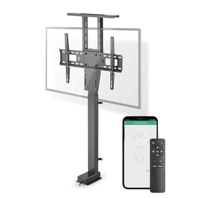 Gemotoriseerde TV-Standaard | 37 - 80 " | Maximaal schermgewicht: 60 kg | Ingebouwd Kastontwerp | Hefbereik: 68 - 158 cm | Afstandbestuurbaar | ABS / Staal | Zwart