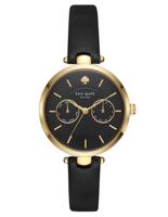 Horlogeband Kate Spade New York KSW1400 Leder Zwart - thumbnail