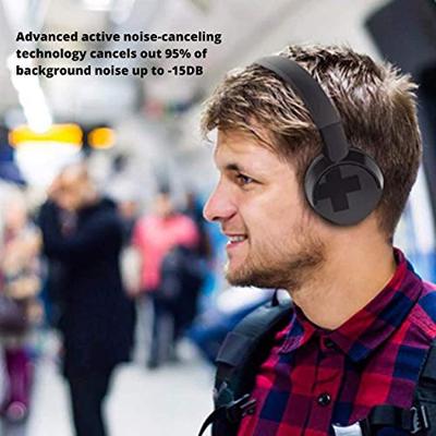 Philips Audio Kopfhörer On Ear BH305BK/00 On Ear Kopfhörer (Bluetooth, Voluminöse Bässe, Aktive Geräuschunterdrückung, 18 Stunden Akkulaufzeit, Faltbar) Schwarz, Einheitsgröße
