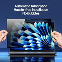 Dux Ducis MacBook Air/Pro 13 inch (2016-2021) Glazen Screenprotector Privacy - Zwart - thumbnail