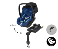 Autostoel Maxi-Cosi Marble i-Size Essential Blue + GRATIS E-Safety Maxi-Cosi Smart Cushion - thumbnail