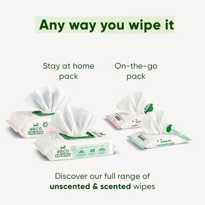 Beco Bamboo Dog Wipes hypoallergene doekjes hond (80 stuks) 5 x Geurloos