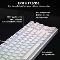 Toetsenbord - CHERRY - XTRFY K4V2 - RGB - 80% TKL - AZERTY - Wit - thumbnail