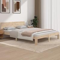 Bedframe massief hout 150x200 cm - thumbnail