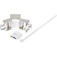 Renkforce CAT 6A RJ45-inbouwmodule Afgeschermde behuizing Keystone - thumbnail