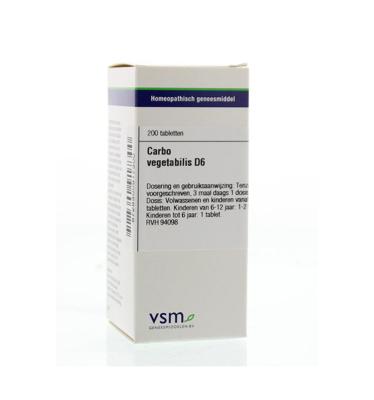 Carbo vegetabilis D6 200 Tabletten