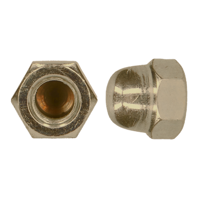 pgb-Europe PGB-FASTENERS | Zeskant dopmoer DIN 1587 M8 Ms/Ni 001587MN000803