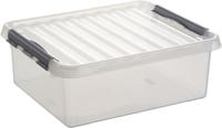 Sunware Q-line box 25 liter transp/metaal - thumbnail