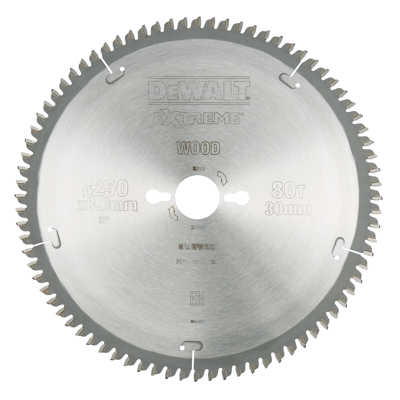 DeWalt Accessoires Cirkelzaagbl. S40 250x30x80t - DT4287-QZ