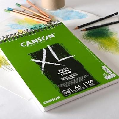 Canson tekenblok XL 160g/m&² ft A3, 50 vel