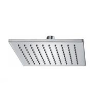 Luxe messing Regendouche vierkant 200 x 8mm chroom - thumbnail