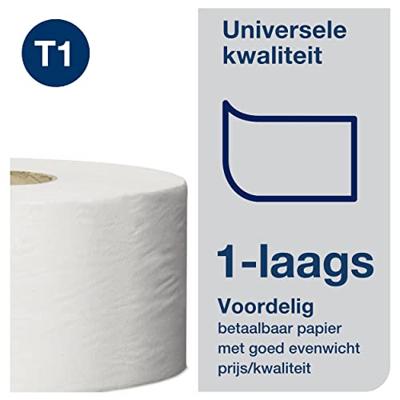 Toiletpapier tork t1 universal jumbo 1laags 500m