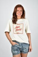 Ami Paris t-shirt UTS385.726 blanc creme - thumbnail