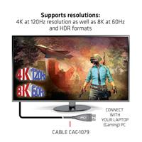 club3D CAC-1079 DisplayPort-kabel DisplayPort Aansluitkabel DisplayPort-stekker 20.00 m Zwart - thumbnail