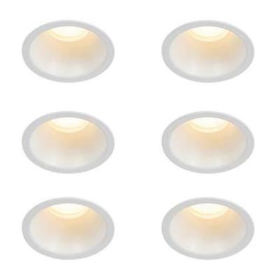 QAZQA Set van 6 inbouwspots wit GU10 35mm IP44 - Dept QAZQA Set van 6 inbouwspots wit GU10 35mm IP44 - Dept