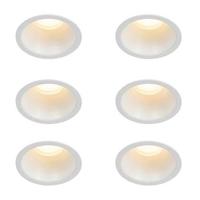 QAZQA Set van 6 inbouwspots wit GU10 35mm IP44 - Dept - thumbnail