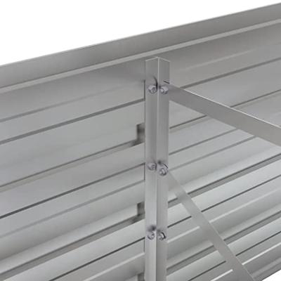 Plantenbak verhoogd 320x80x77 cm cortenstaal roestig
