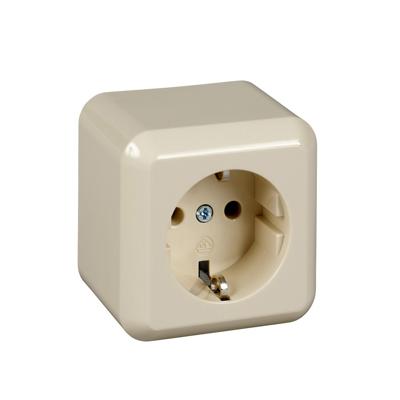 ELSO AP-stekkerdoos 385004 16A CONTURA zuiver wit Wandcontactdoos Contura Wit 1 stuk(s)