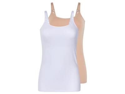 esmara 2 voedingstops (Roze/wit, XS (32/34))