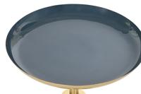 Set van 2 tafels Home ESPRIT Blauw Gouden 40,5 x 40,5 x 48 cm - thumbnail
