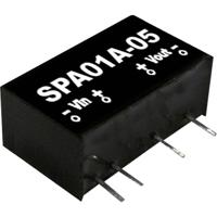 MEAN WELL SPA01A-05 DC/DC-convertermodule 200 mA 1 W Aantal uitgangen: 1 x Inhoud 1 stuk(s) - thumbnail