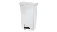 Pedaalemmer rubbermaid slim jim step on 50l wit - thumbnail