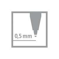 STABILO EASYoriginal rollervulling, medium, 0,5mm, doosje van 3 stuks, blauw - thumbnail