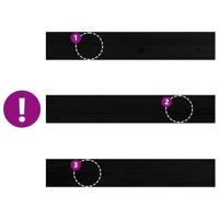 Vensterbanken 2 st 90x15x2 cm massief eikenhout donkerbruin - thumbnail