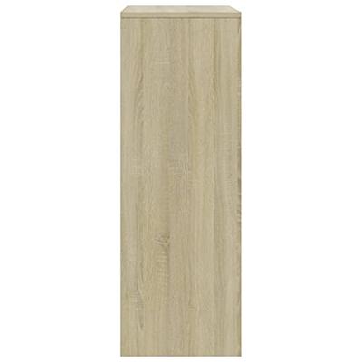 VidaXL Dressoir met 6 lades 50x34x96 cm bewerkt hout sonoma eikenkleur VidaXL Dressoir met 6 lades 50x34x96 cm bewerkt hout sonoma eikenkleur