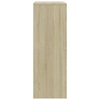 Dressoir met 6 lades 50x34x96 cm spaanplaat sonoma eikenkleurig - thumbnail
