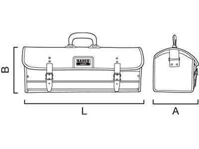 Bahco gereedschapsapskoffer | 4750-TOCST-1